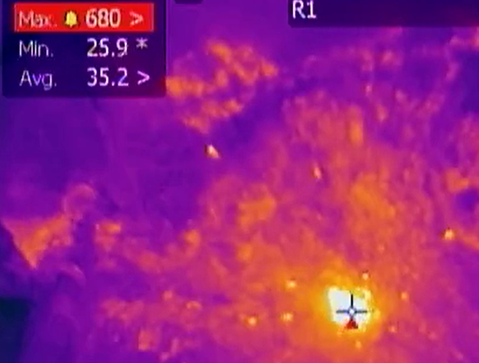 thermal camera high temperature detected