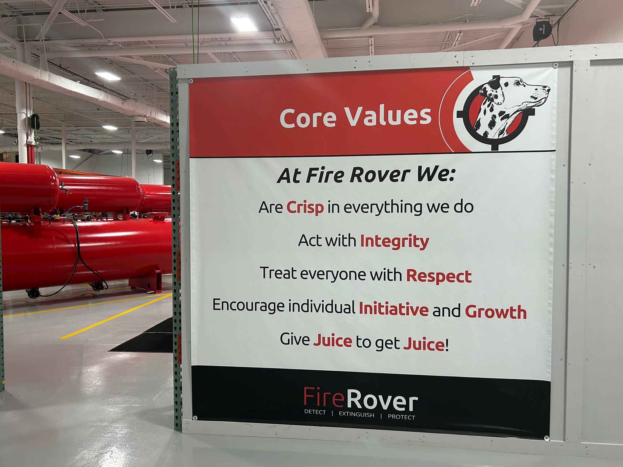 image of our FR core values banner