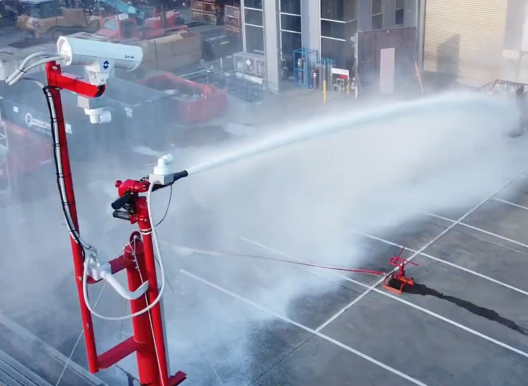 Continuous Fire Suppression for Industrial Sites