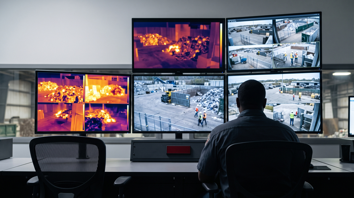 remote agent monitoring multiple fire security feeds